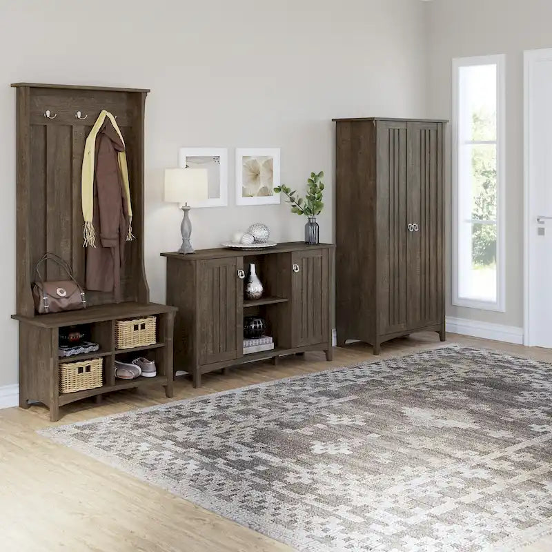 Armoire de rangement d'appoint avec portes par