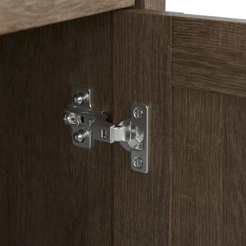 Armoire de rangement d'appoint avec portes par