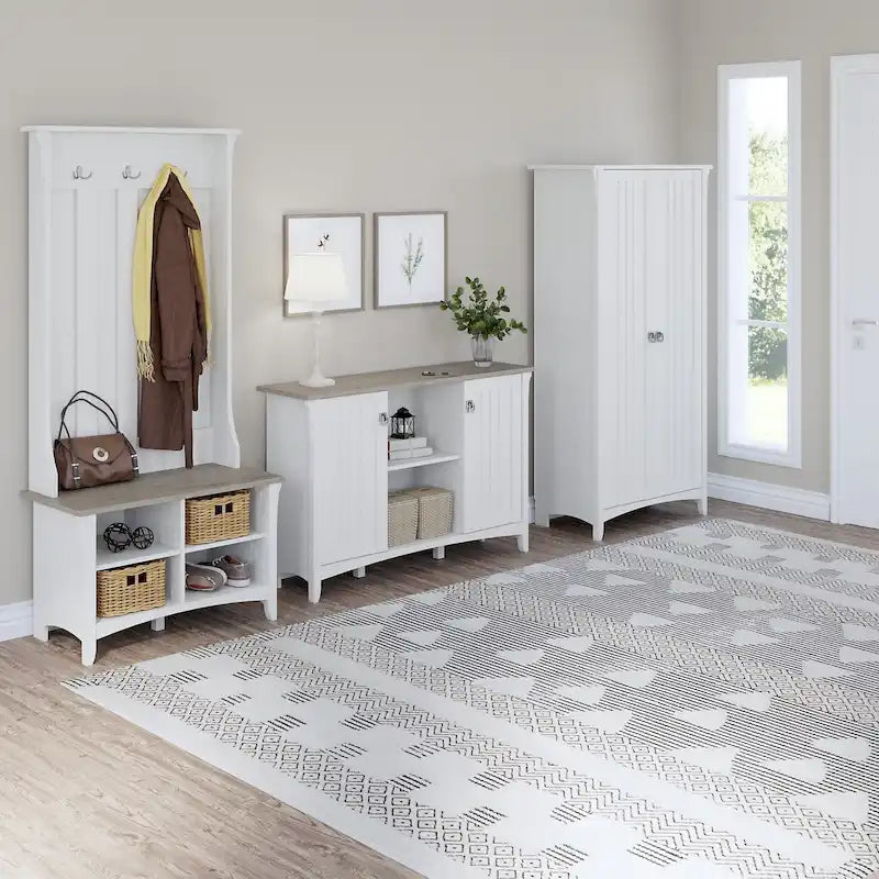 Armoire de rangement d'appoint avec portes par