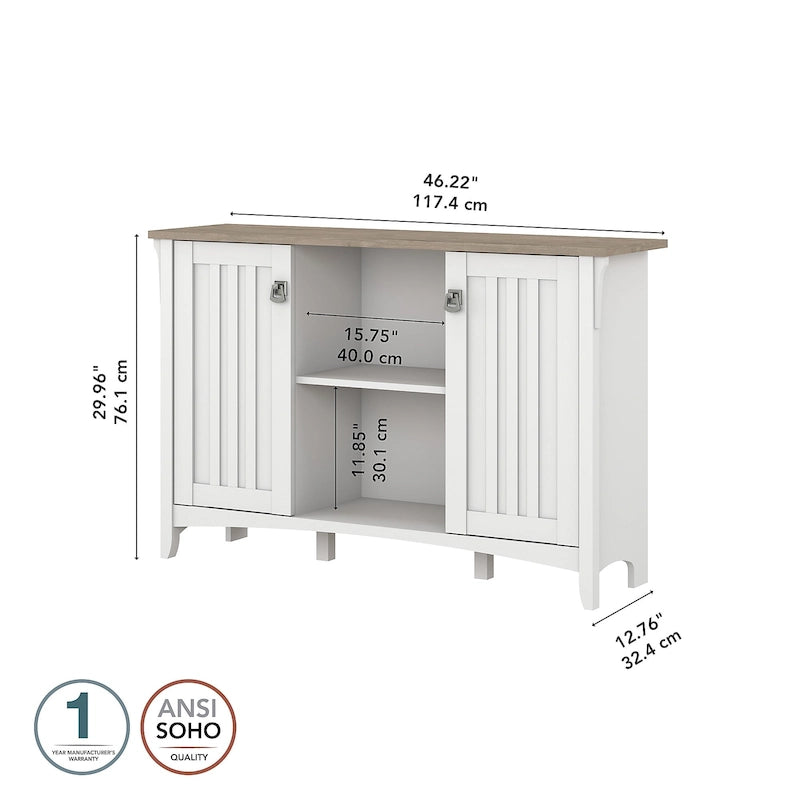 Armoire de rangement d'appoint avec portes par