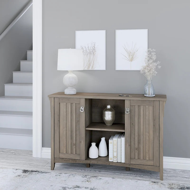 Armoire de rangement d'appoint avec portes par