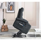 Fauteuil releveur électrique avec massage, chauffage et fonctionnalités pratiques