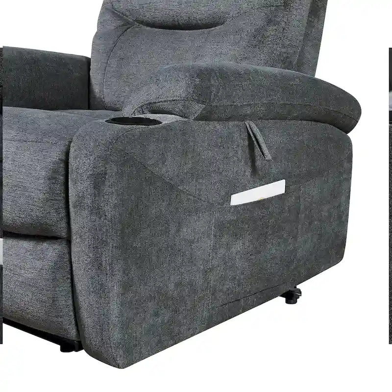 Fauteuil releveur électrique avec massage, chauffage et fonctionnalités pratiques