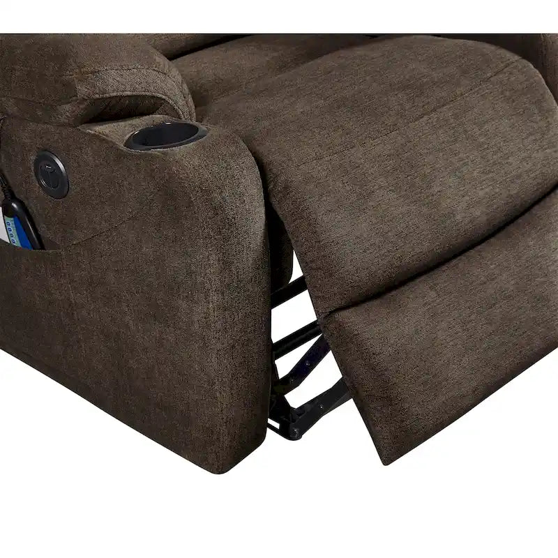 Fauteuil releveur électrique avec massage, chauffage et fonctionnalités pratiques