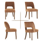 Lot de 2 chaises de salle à manger à dossier rembourré