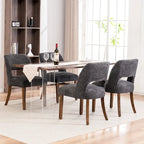 Lot de 2 chaises de salle à manger à dossier rembourré