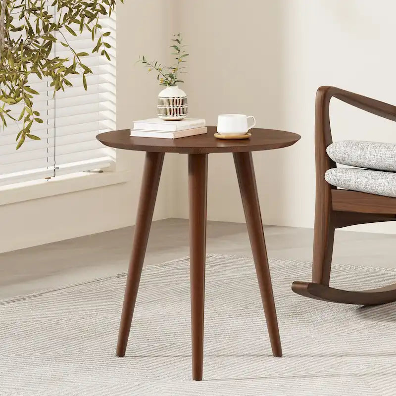 Table d'appoint imitation bois — 50,8 cm L x 50,8 cm l x 55,9 cm H