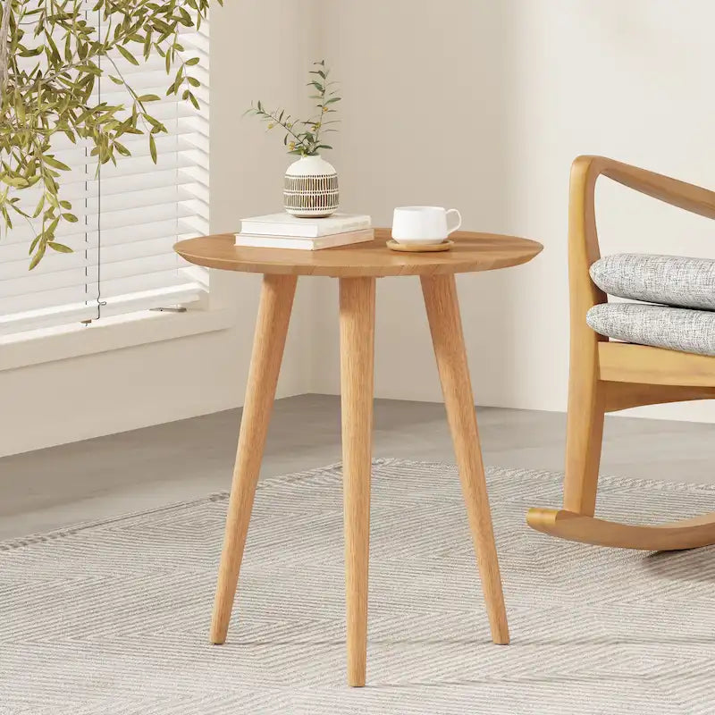 Table d'appoint imitation bois — 50,8 cm L x 50,8 cm l x 55,9 cm H