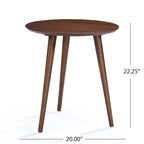 Table d'appoint imitation bois — 50,8 cm L x 50,8 cm l x 55,9 cm H