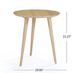 Table d'appoint imitation bois — 50,8 cm L x 50,8 cm l x 55,9 cm H
