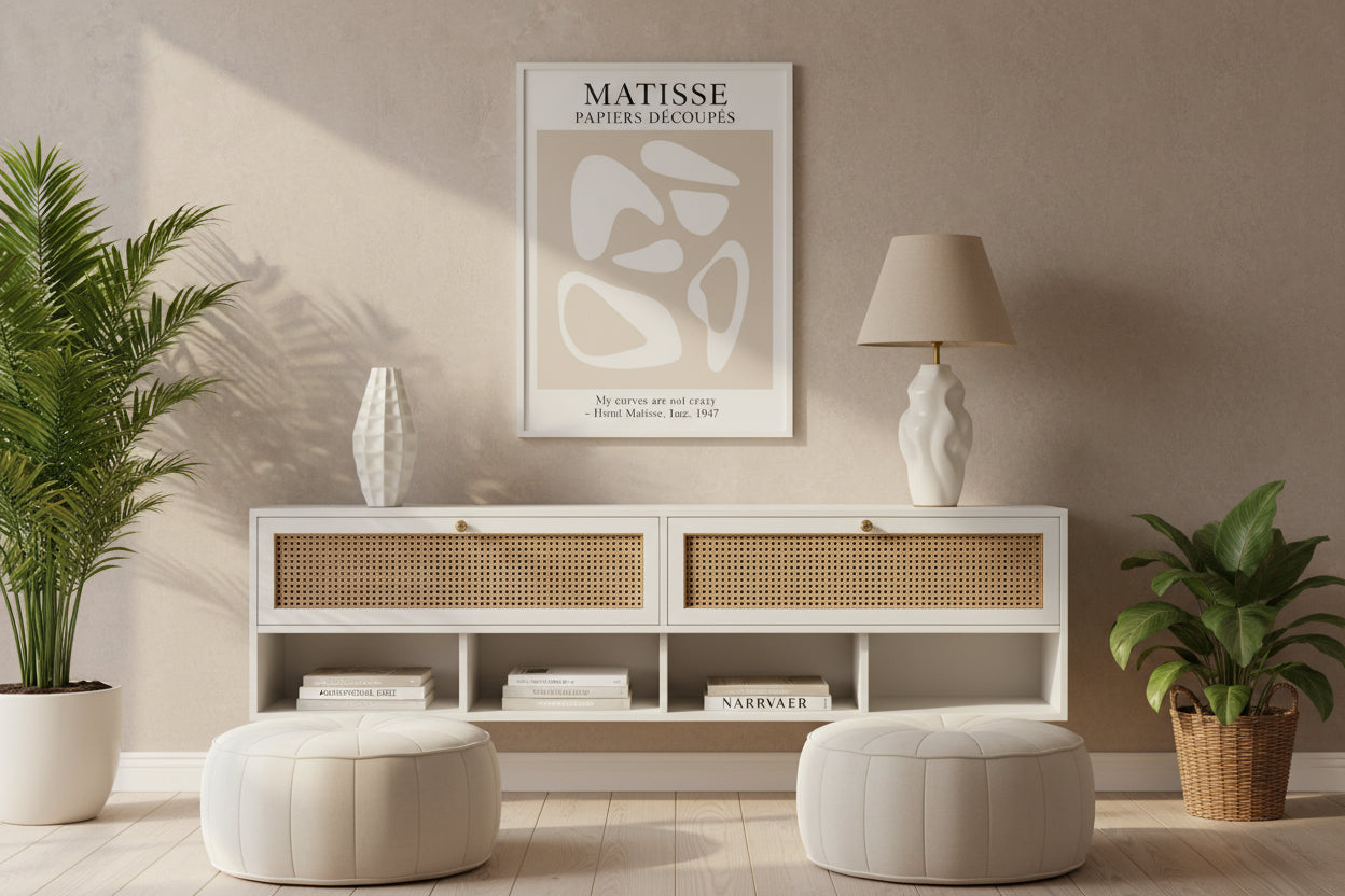 Nathan James Jackson Modern Floating Bedroom Nightstand with Storage Drawer and Open Shelf Cubby