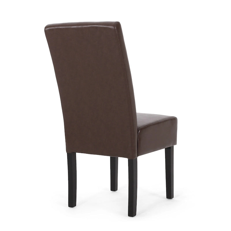 Chaises de salle à manger capitonnées à motifs (Lot de 4)