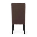 Chaises de salle à manger capitonnées à motifs (Lot de 4)