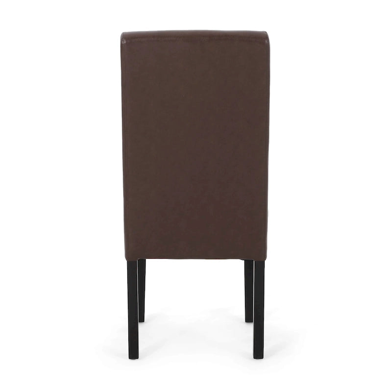 Chaises de salle à manger capitonnées à motifs (Lot de 4)
