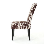 Chaises de salle à manger capitonnées à motifs (Lot de 4)