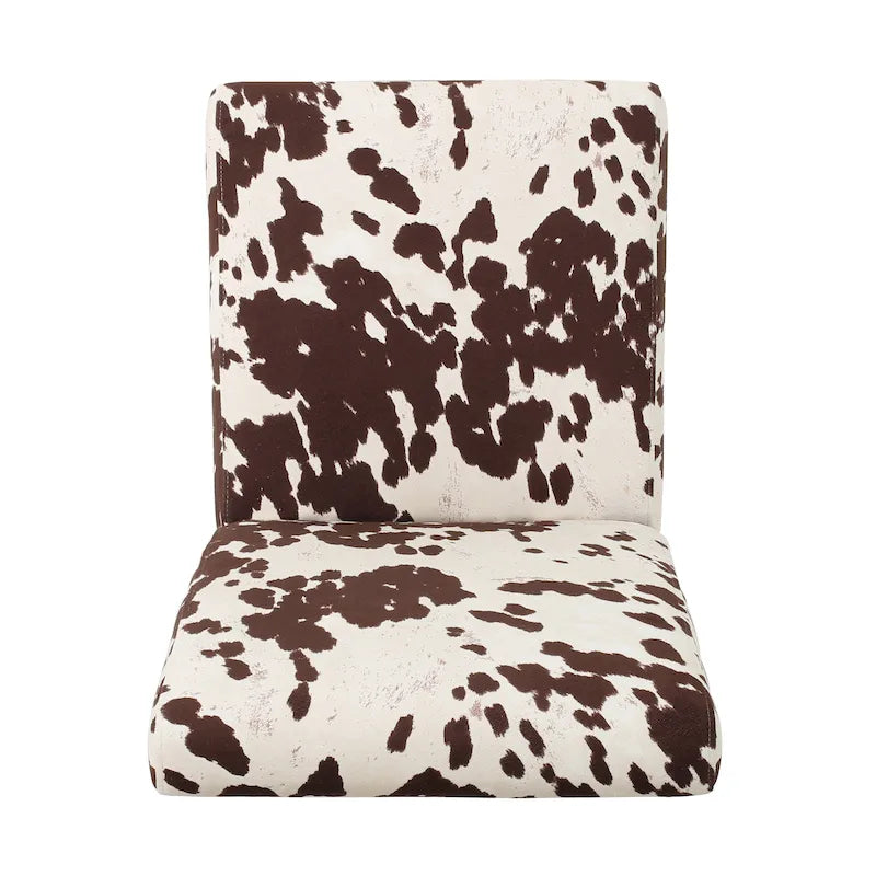 Chaises de salle à manger capitonnées à motifs (Lot de 4)