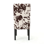 Chaises de salle à manger capitonnées à motifs (Lot de 4)