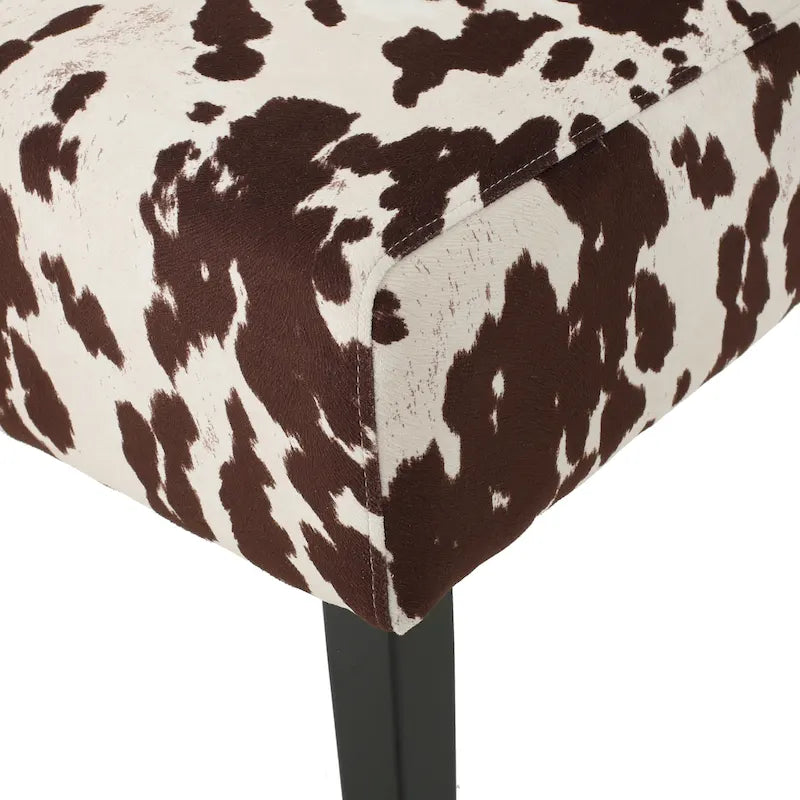 Chaises de salle à manger capitonnées à motifs (Lot de 4)