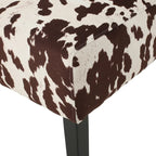 Chaises de salle à manger capitonnées à motifs (Lot de 4)
