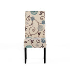 Chaises de salle à manger capitonnées à motifs (Lot de 4)