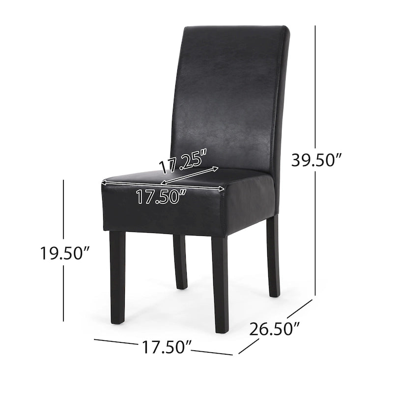 Chaises de salle à manger capitonnées à motifs (Lot de 4)