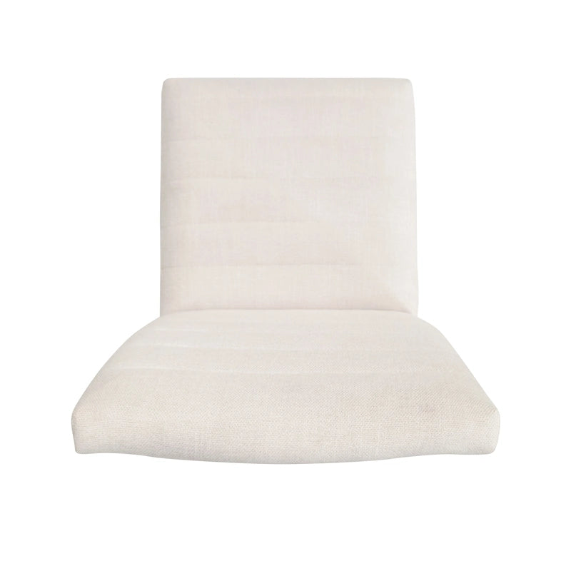 Chaises de salle à manger capitonnées à surpiqûres verticales (lot de 6)