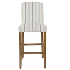 Tabouret de bar haut classique 29 pouces - Calypso à rayures bleu - 29 pouces