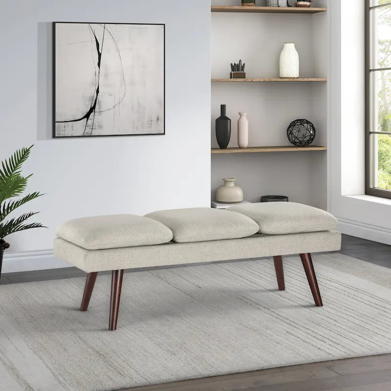 54 Mid-Century Bench