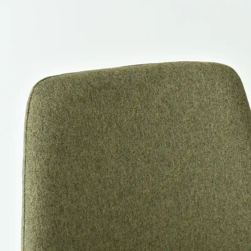 Chaises de salle à manger modernes rembourrées en tissu (lot de 4) - 34x18x18
