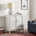 Meuble décoratif de style rustique à double porte de 86 cm de haut