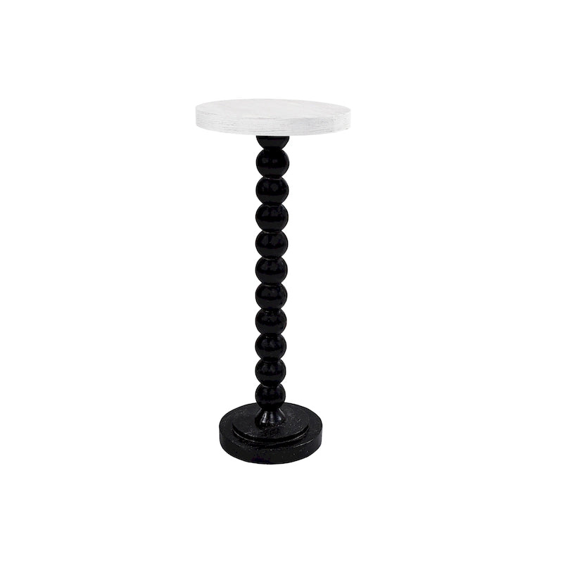 Petite table d'appoint piédestal, table d'appoint contemporaine