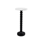 Petite table d'appoint piédestal, table d'appoint contemporaine