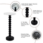 Petite table d'appoint piédestal, table d'appoint contemporaine