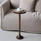 Petite table d'appoint piédestal, table d'appoint contemporaine