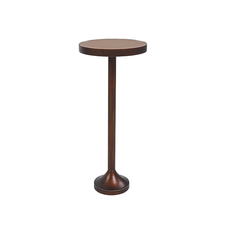 Petite table d'appoint piédestal, table d'appoint contemporaine