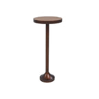 Petite table d'appoint piédestal, table d'appoint contemporaine