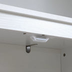 Garde-manger de cuisine autoportant à 4 portes de 183 cm, armoire de rangement avec 4 niveaux et étagères réglables, blanc