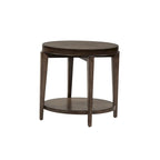 Table d'appoint ronde Espresso Stone