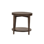 Table d'appoint ronde Espresso Stone