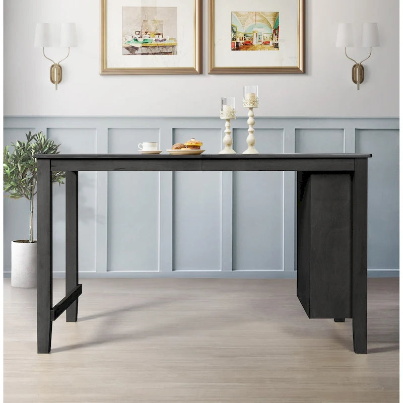 Table et chaises de salle à manger hauteur comptoir, 5 pièces