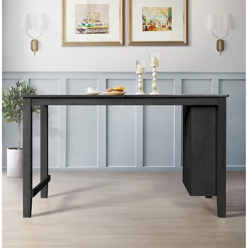 Table et chaises de salle à manger hauteur comptoir, 5 pièces