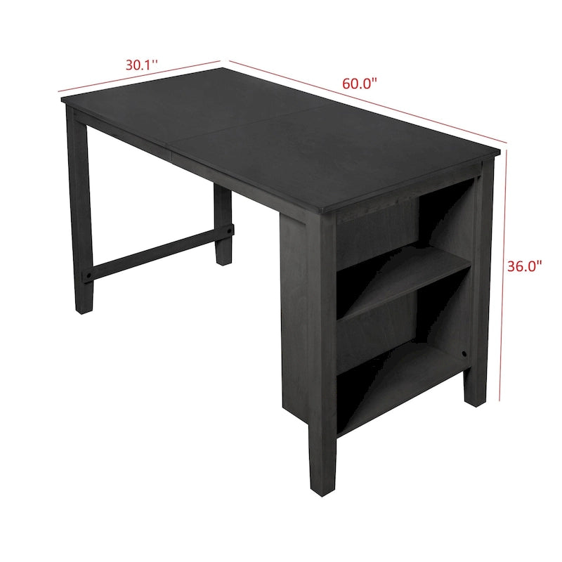 Table et chaises de salle à manger hauteur comptoir, 5 pièces