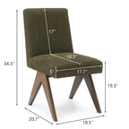 Chaises de salle à manger modernes du milieu du siècle (lot de 2)