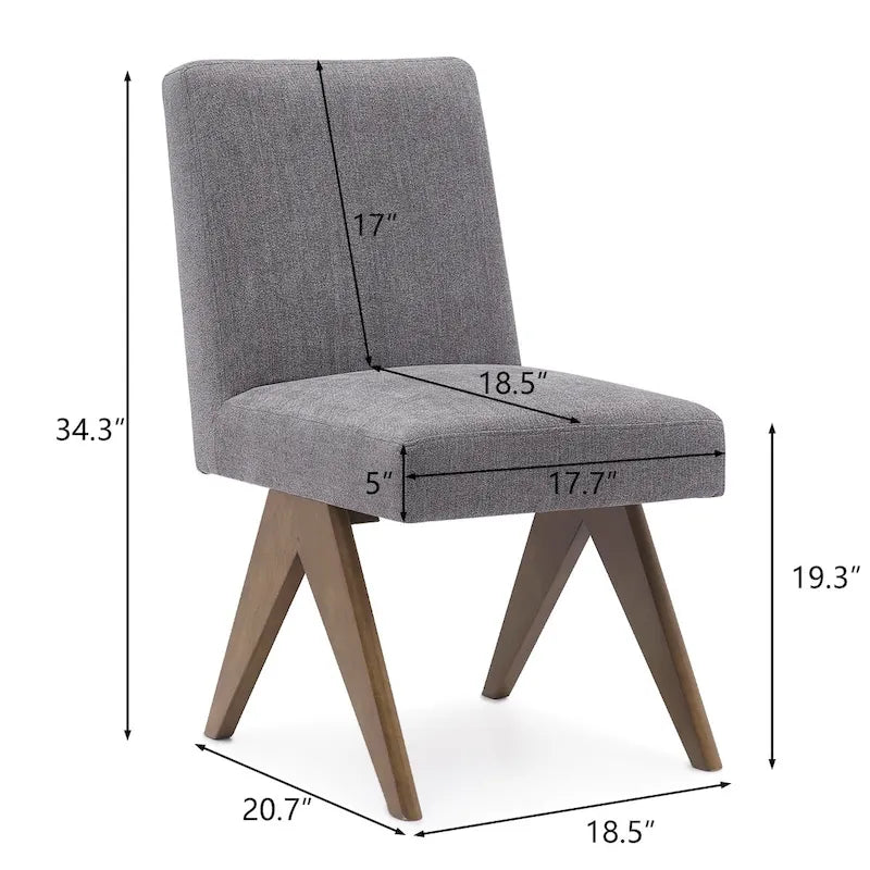 Chaises de salle à manger modernes du milieu du siècle (lot de 2)
