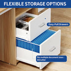 Bureau d'ordinateur Moasis avec support d'écran, bureaux de jeu pour bureau à domicile avec tiroir classeur