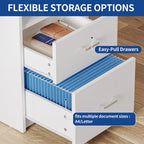 Bureau d'ordinateur Moasis avec support d'écran, bureaux de jeu pour bureau à domicile avec tiroir classeur