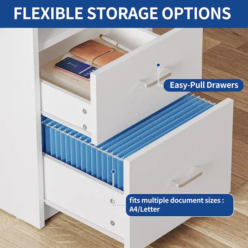 Bureau d'ordinateur Moasis avec support d'écran, bureaux de jeu pour bureau à domicile avec tiroir classeur