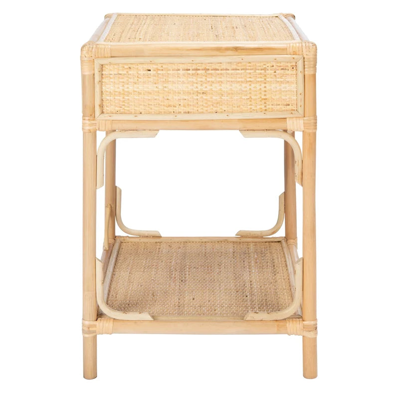 Table de chevet côtière 1 tiroir 1 étagère
