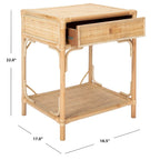 Table de chevet côtière 1 tiroir 1 étagère