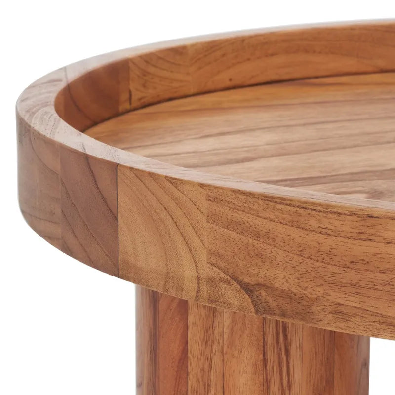 Table basse ronde à 3 pieds - 36 L x 36 P x 15 H - 36Lx36Px15H